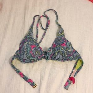 Victoria’s Secret paisley push-up bikini top